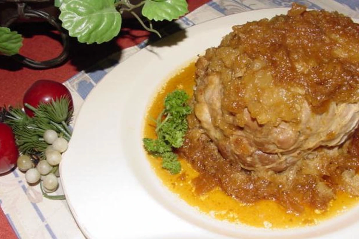Slow-Roasted Pork with Pineapple-Ginger Glaze