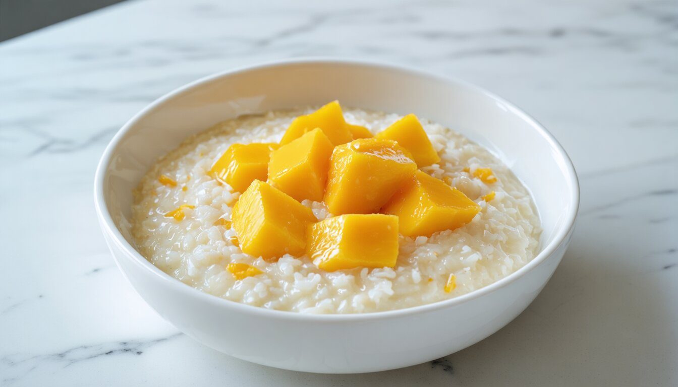 Mango-Coconut Rice Pudding