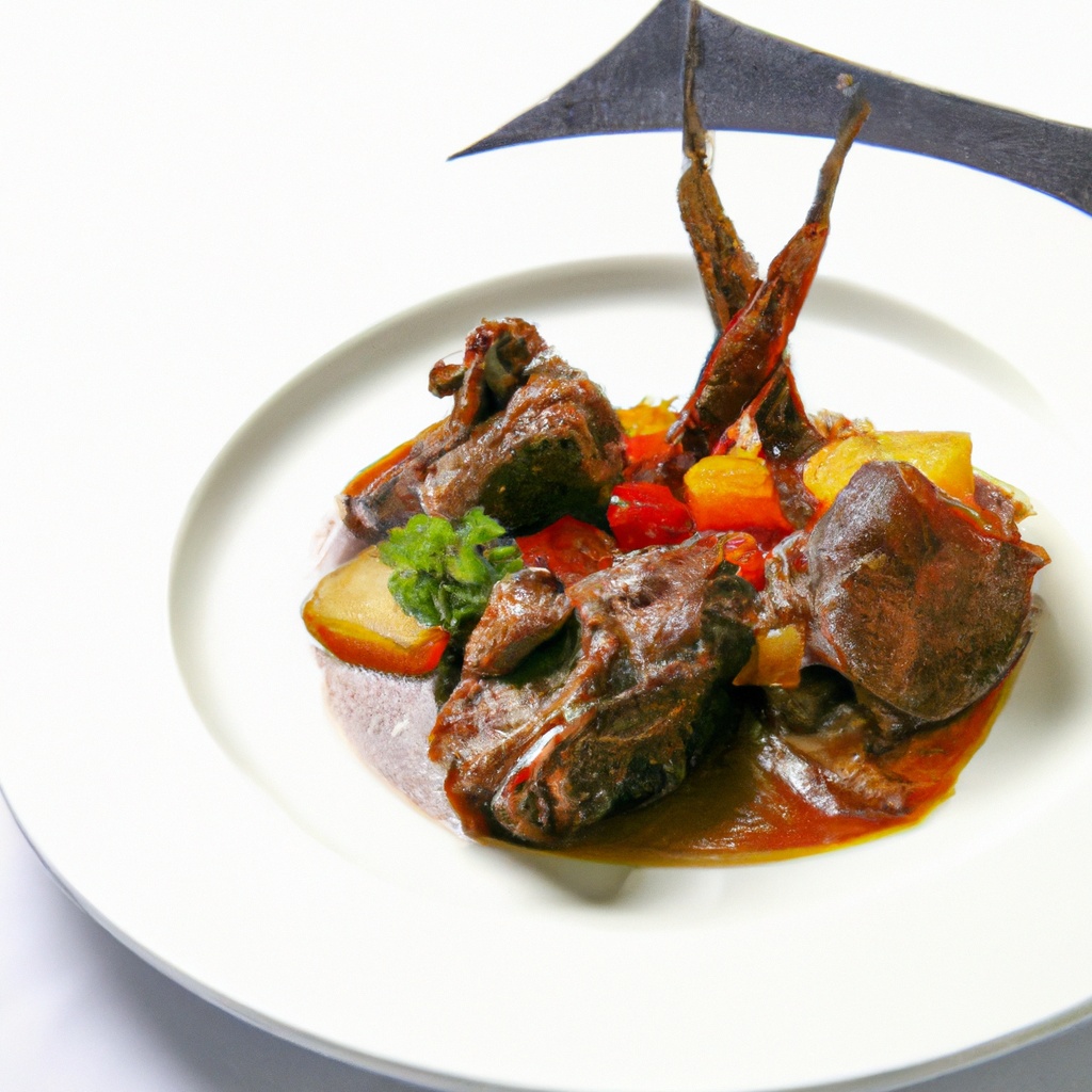 Omani Lamb with Apricot and Almond Sauce