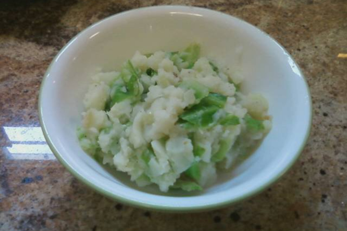 Colcannon with Scallions and Butter