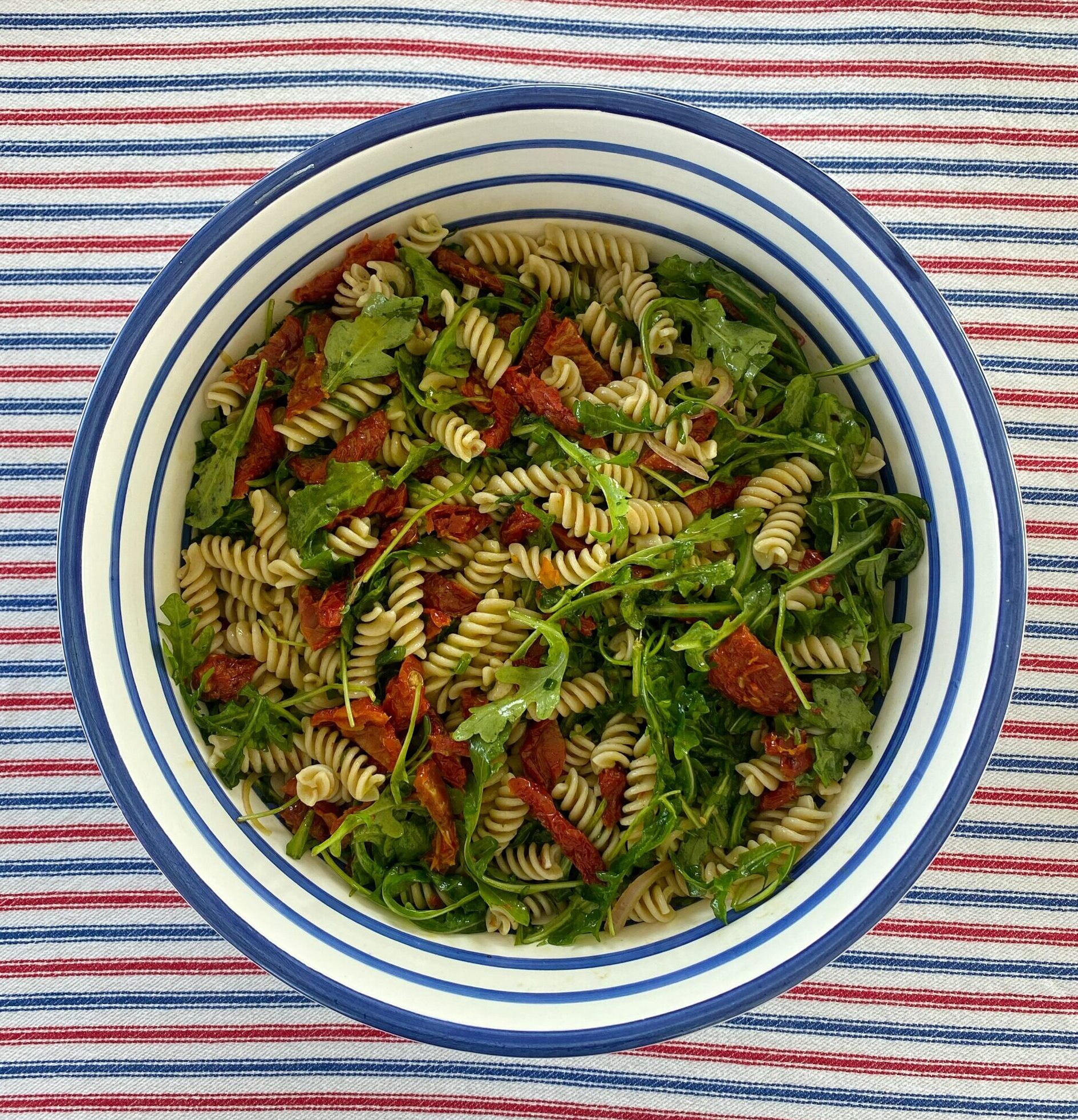 Shared Pasta Salad with Herb-Infused Vinaigrette