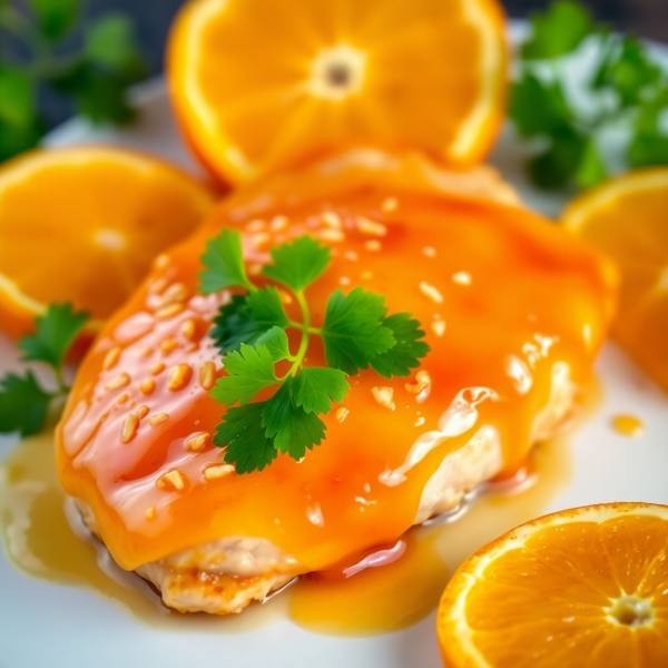 Citrus-Glazed Chicken with Dill