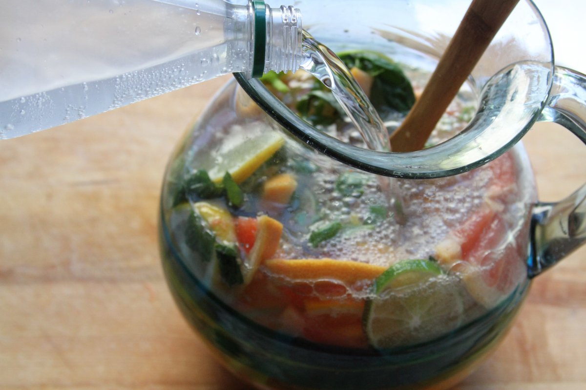 Sparkling Citrus Basil Cooler