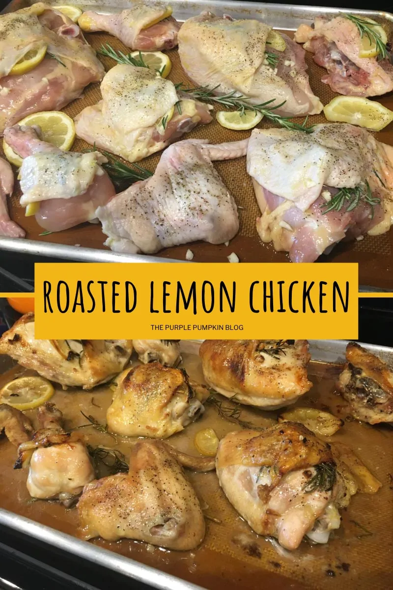 Sheet Pan Lemon-Glazed Chicken with Rosemary