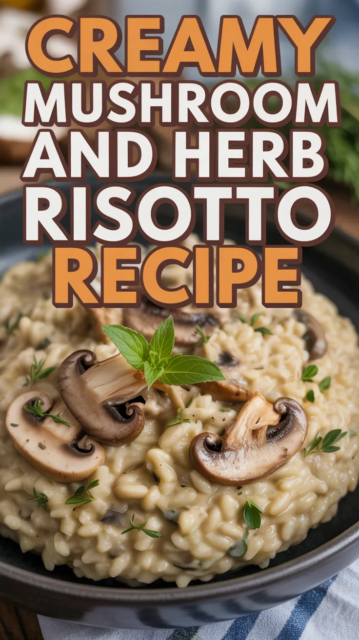 Two-Part Mushroom and Herb Risotto