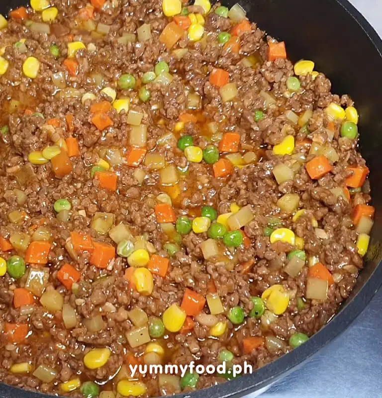 Beef Picadillo with Sweet Plantains