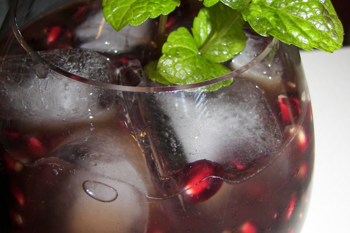Pomegranate and Blackberry Fruit Punch