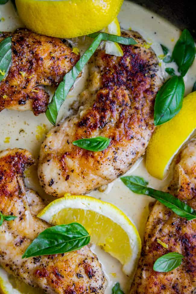 Lemon-Dill Pan-Seared Chicken with Lemon-Herb Sauce