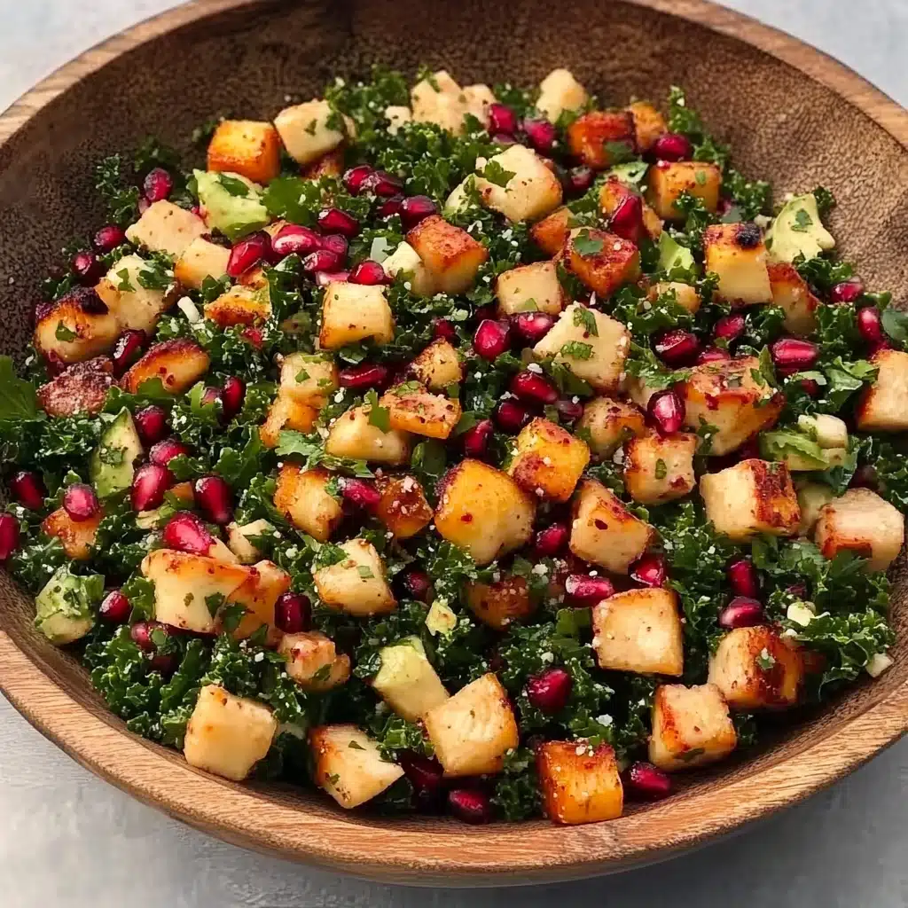 Bright Lemon-Kale Salad with Citrus Vinaigrette