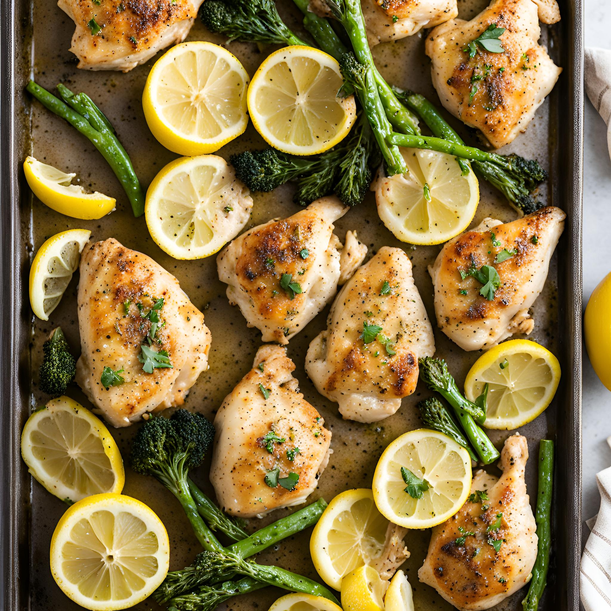 Sheet Pan Lemon-Pepper Chicken and Carrots