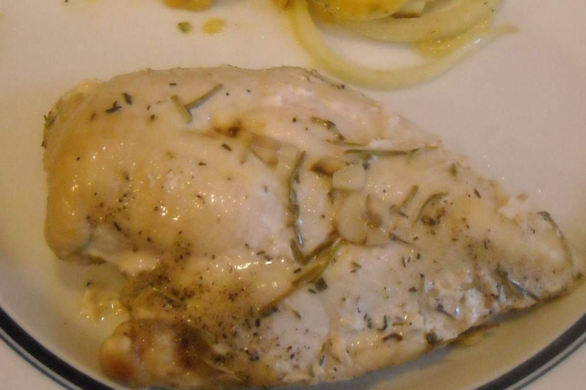 Garlic-Herb Roasted Chicken Breasts