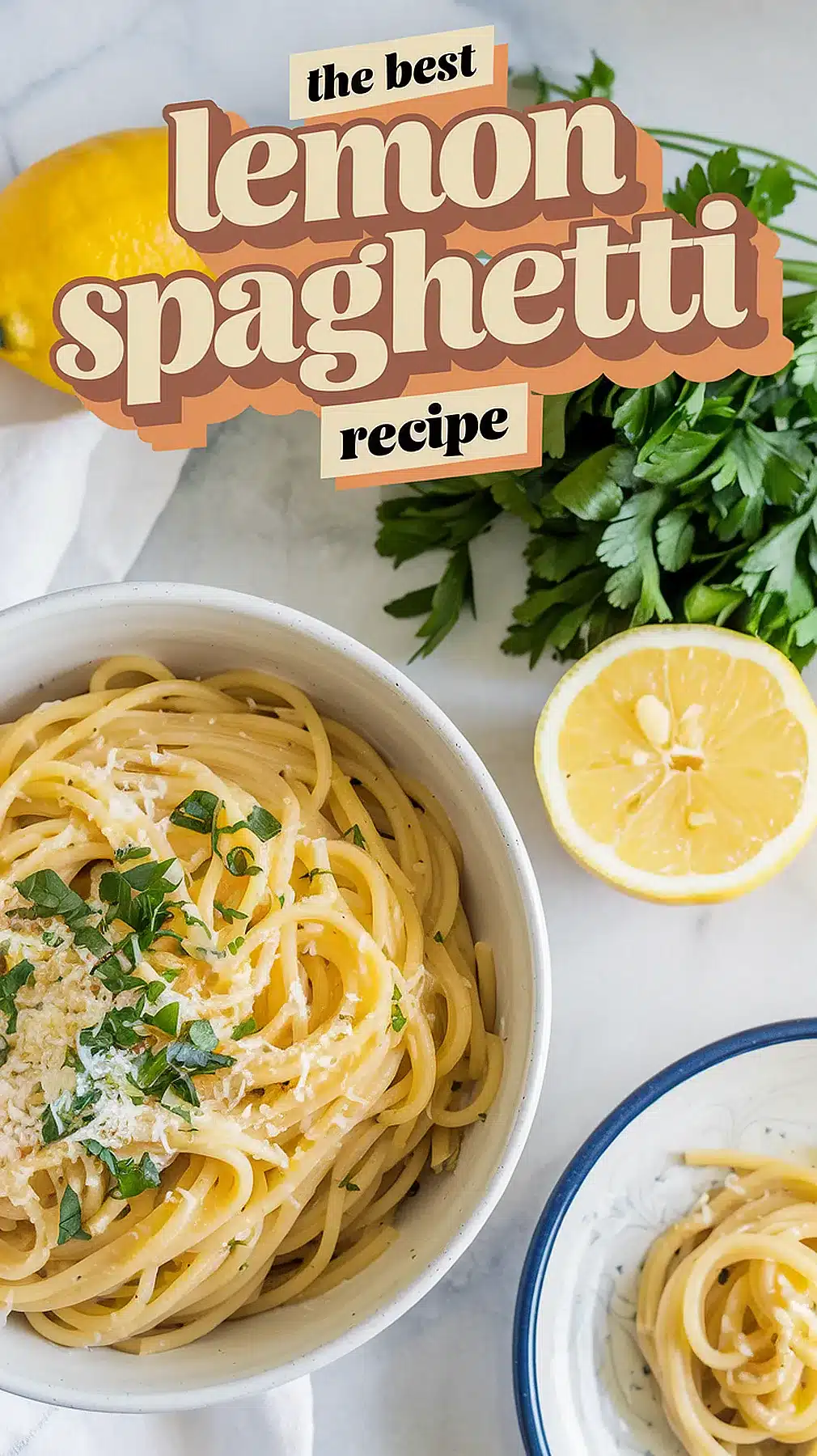 Garlic-Sautéed Spaghetti with Lemon Zest