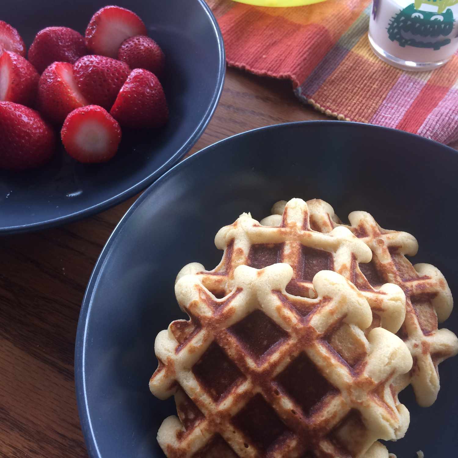 Almond Flour Cheddar Waffles