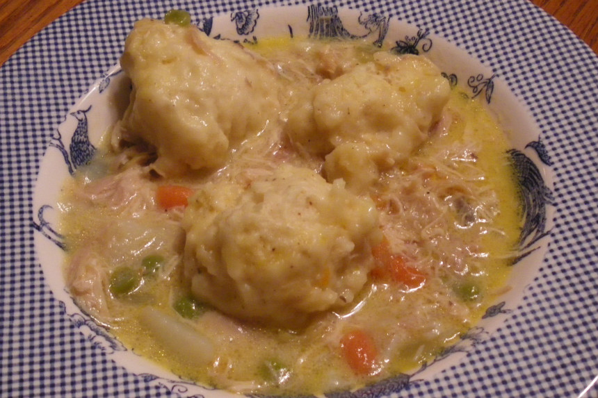 Census-Inspired Dumpling Soup
