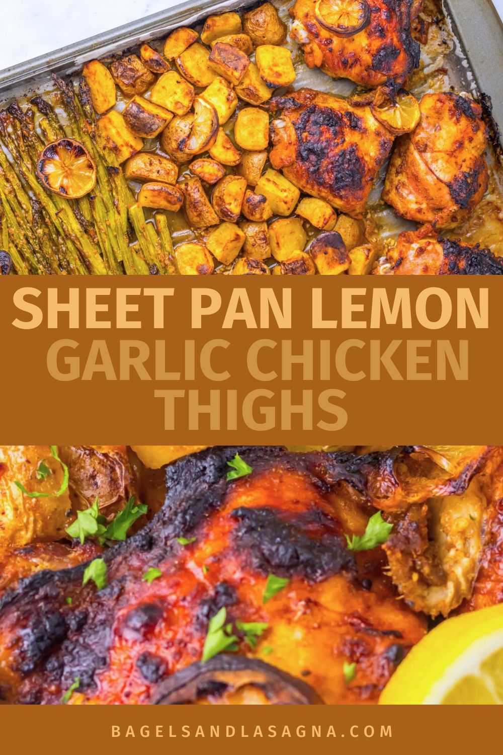Sheet Pan Herb-Roasted Chicken Thighs with Garlic