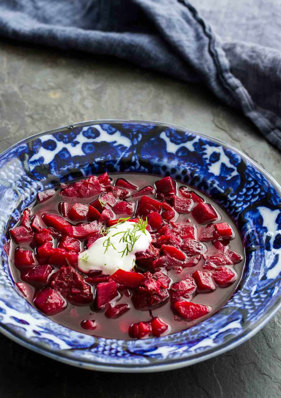 Smoked Paprika Borscht with Dill