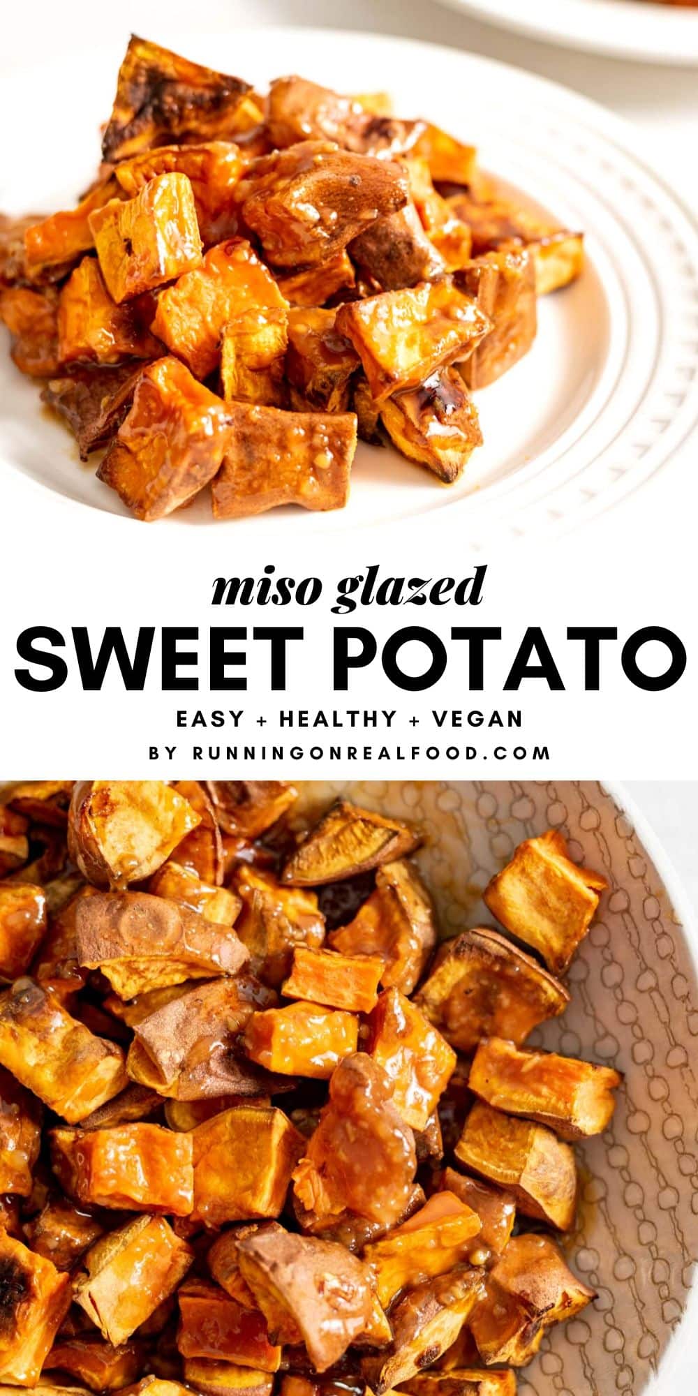 Miso-Glazed Sweet Potato and Broccoli Skewers