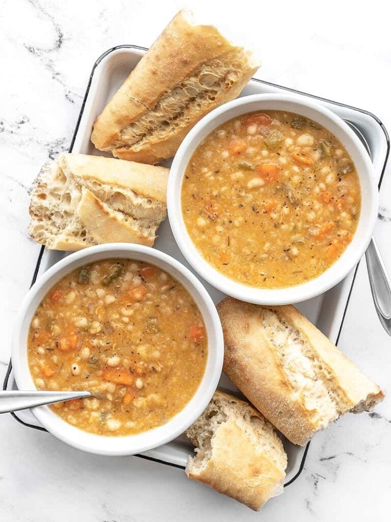 Slow-Simmered White Bean and Leek Soup