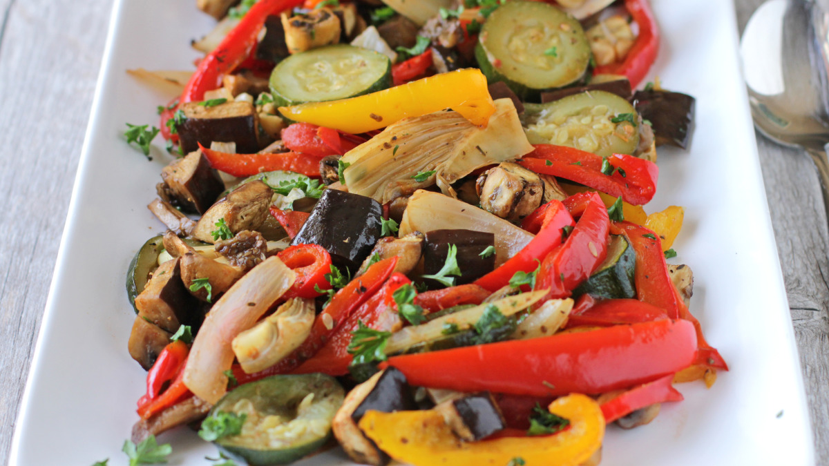 Ratatouille with Roasted Vegetables