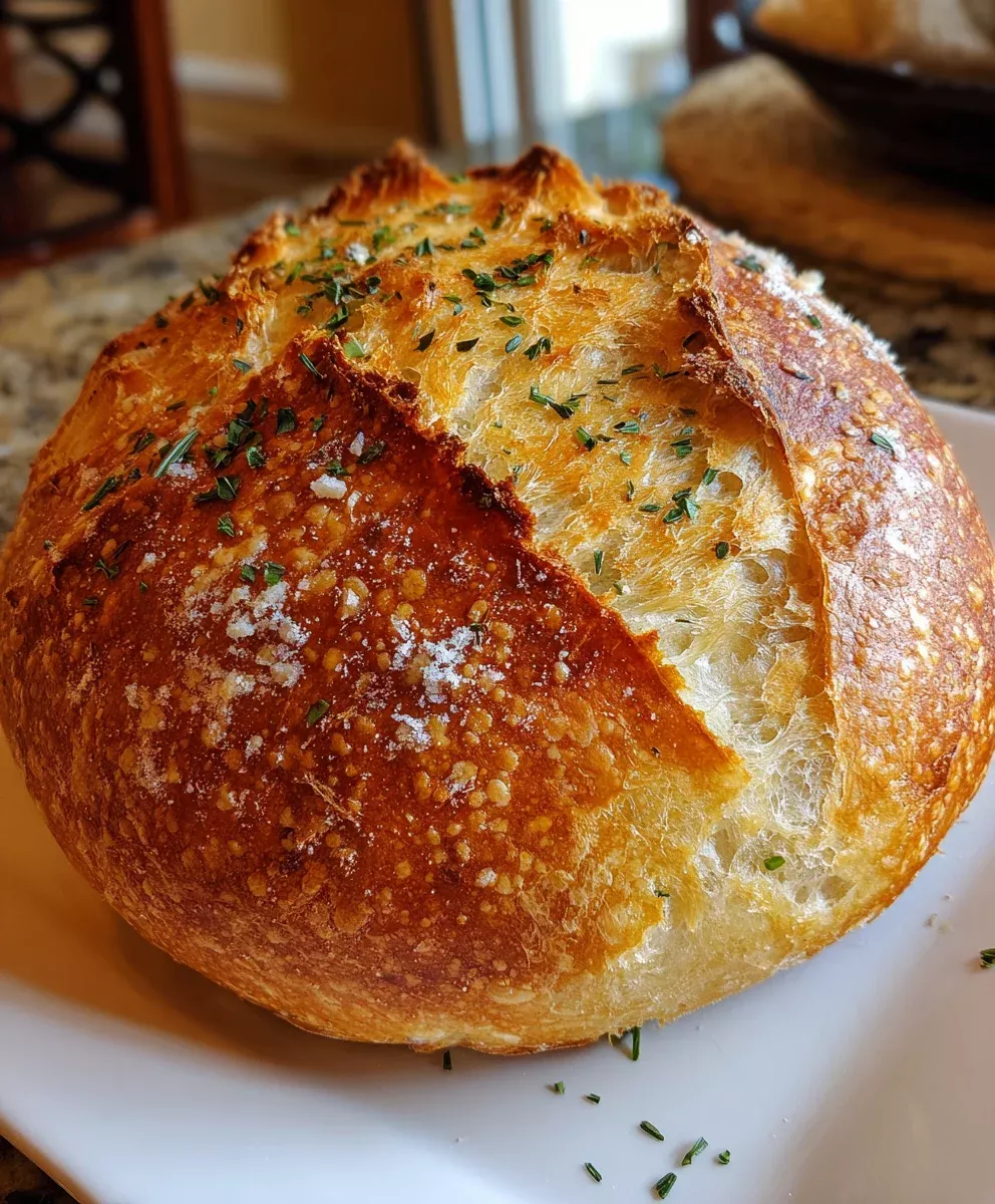 Crusty Italian Bread with Herbs