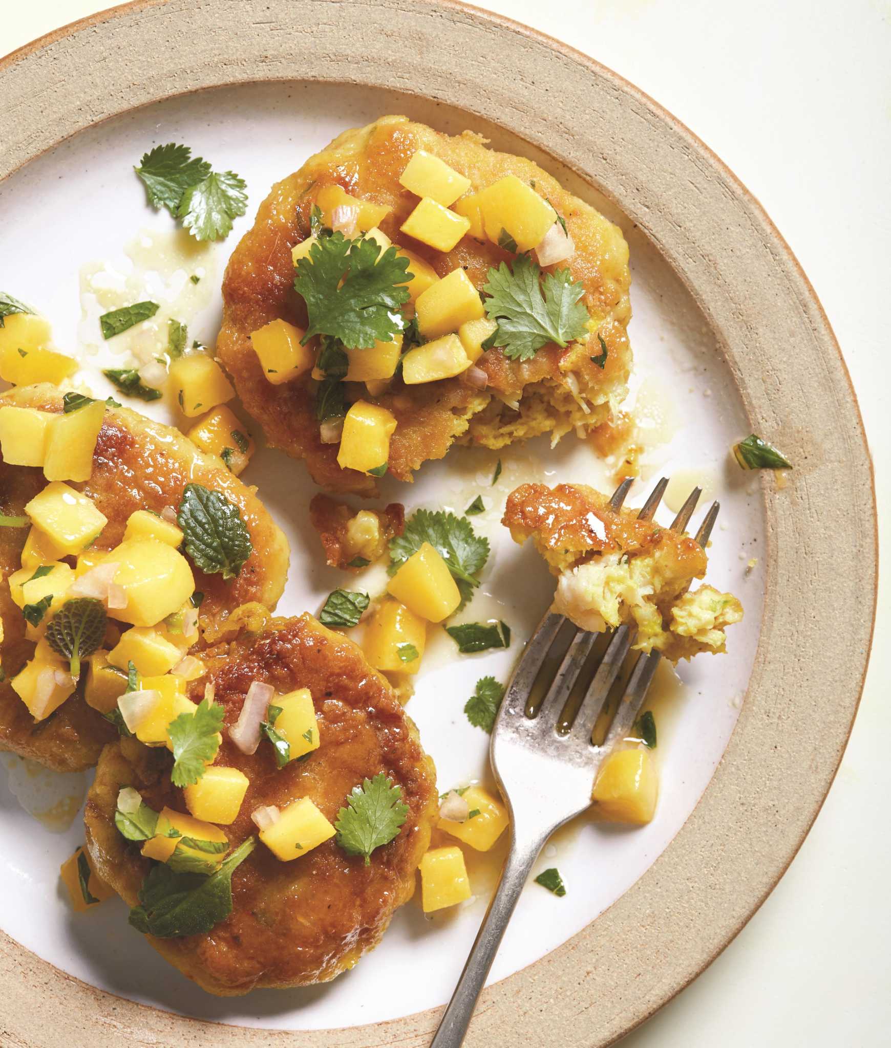 Spiced Crab Cakes with Mango-Lime Salsa