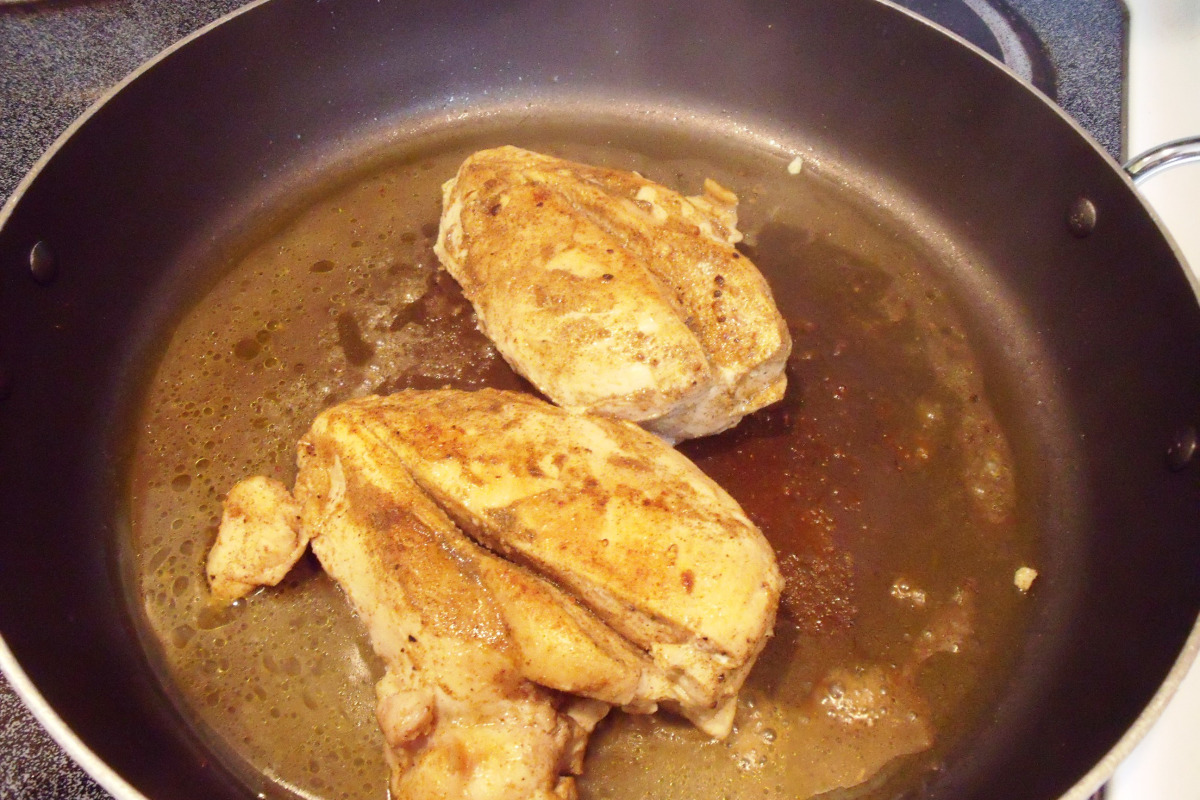 Cumin-Spiced Chicken with Pine Nuts and Raisins