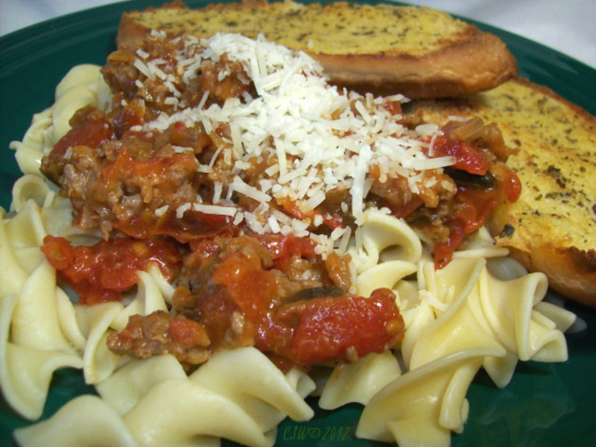 Italian Pasta with Sausage and White Wine Sauce