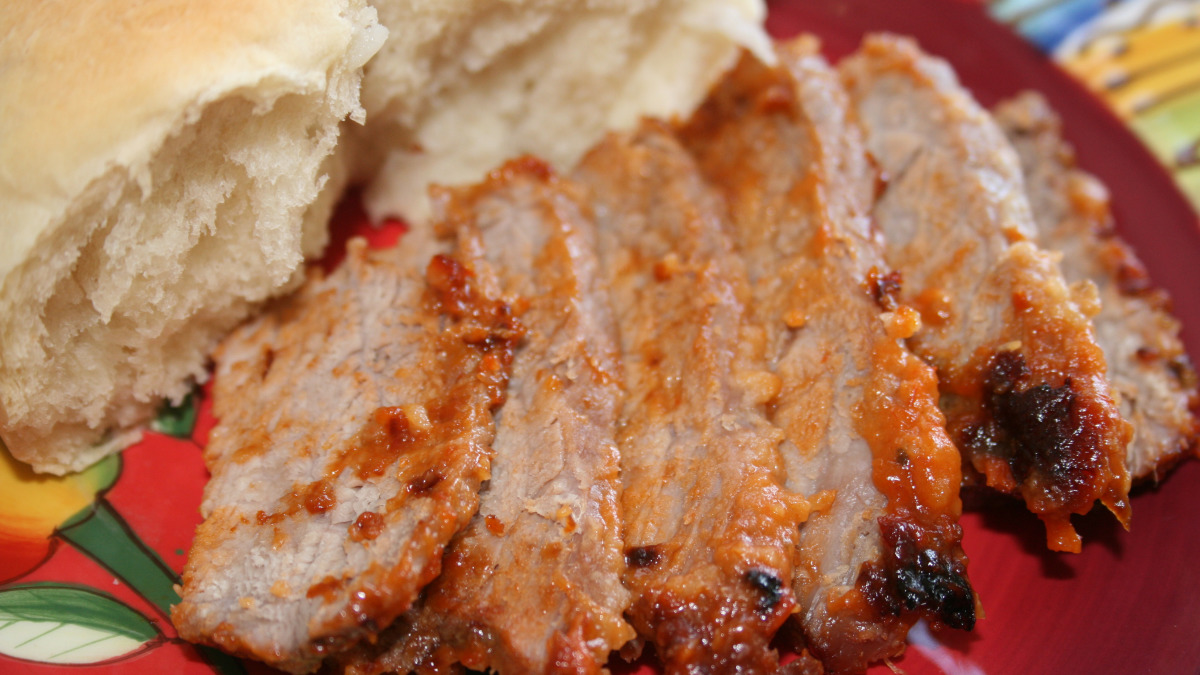 Slow-Cooked Beef Brisket with Horseradish Glaze