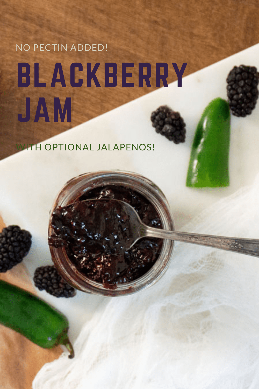 Smoked Pecan and Blackberry Jam