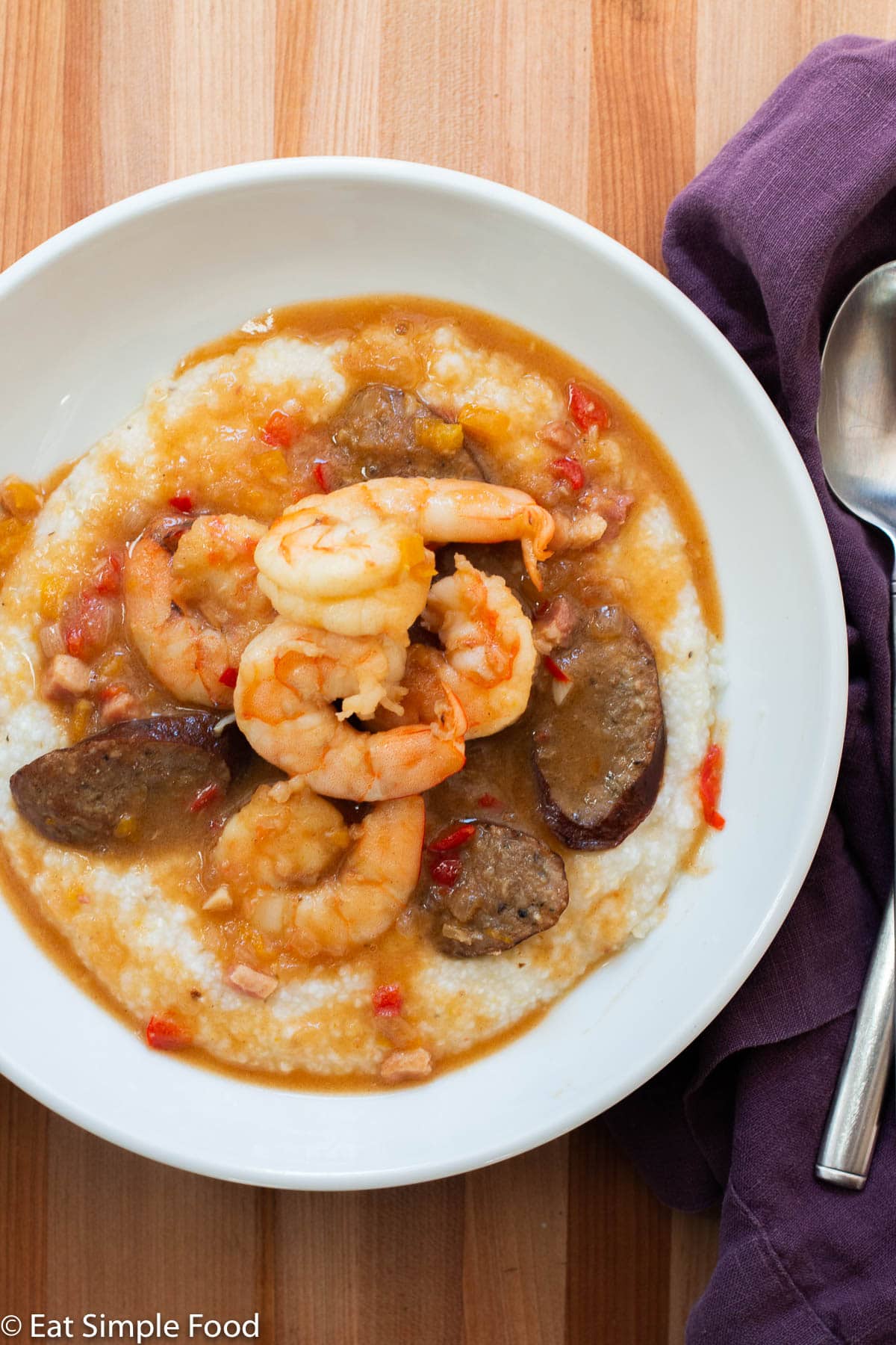East Texas Shrimp and Grits