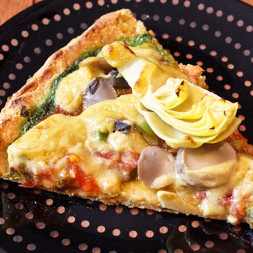 Simple Cheesy Veggie Pizza