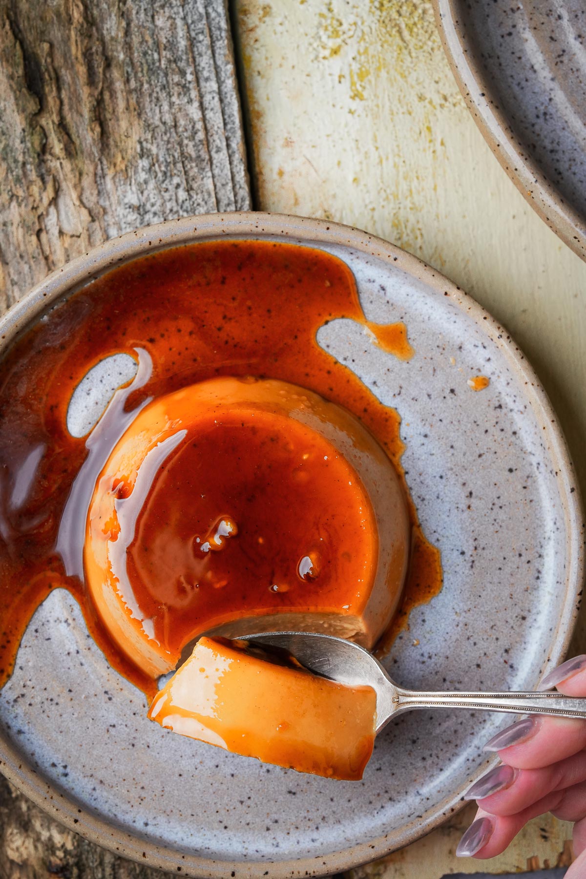 Piloncillo Pumpkin Flan with Cinnamon