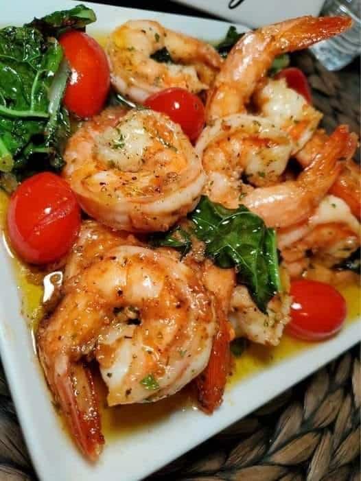 Cumin-Spiced Shrimp with Sweet Potato