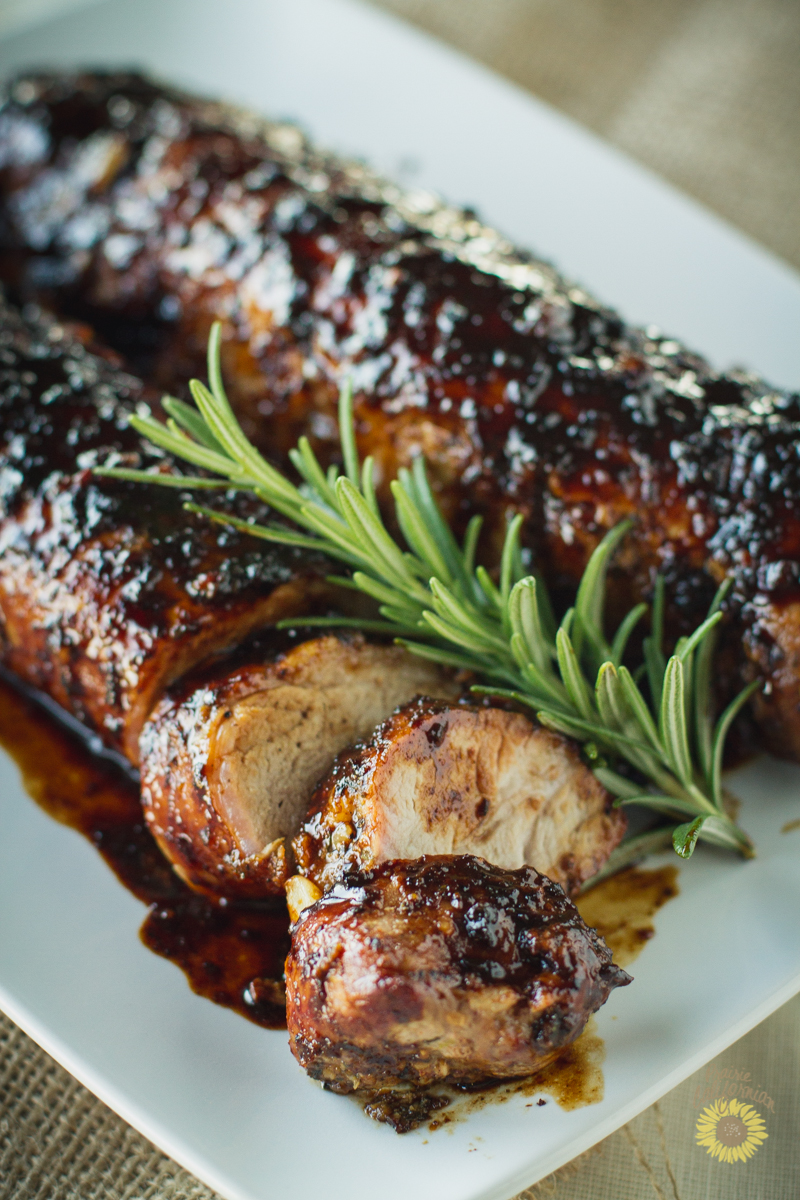 Aperol-Balsamic Glazed Pork Tenderloin