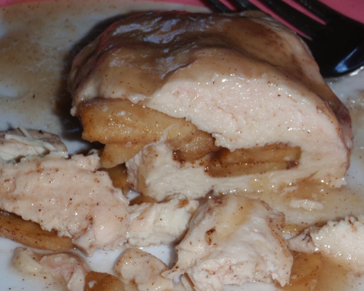 Cinnamon-Apple Stuffed Chicken Breast