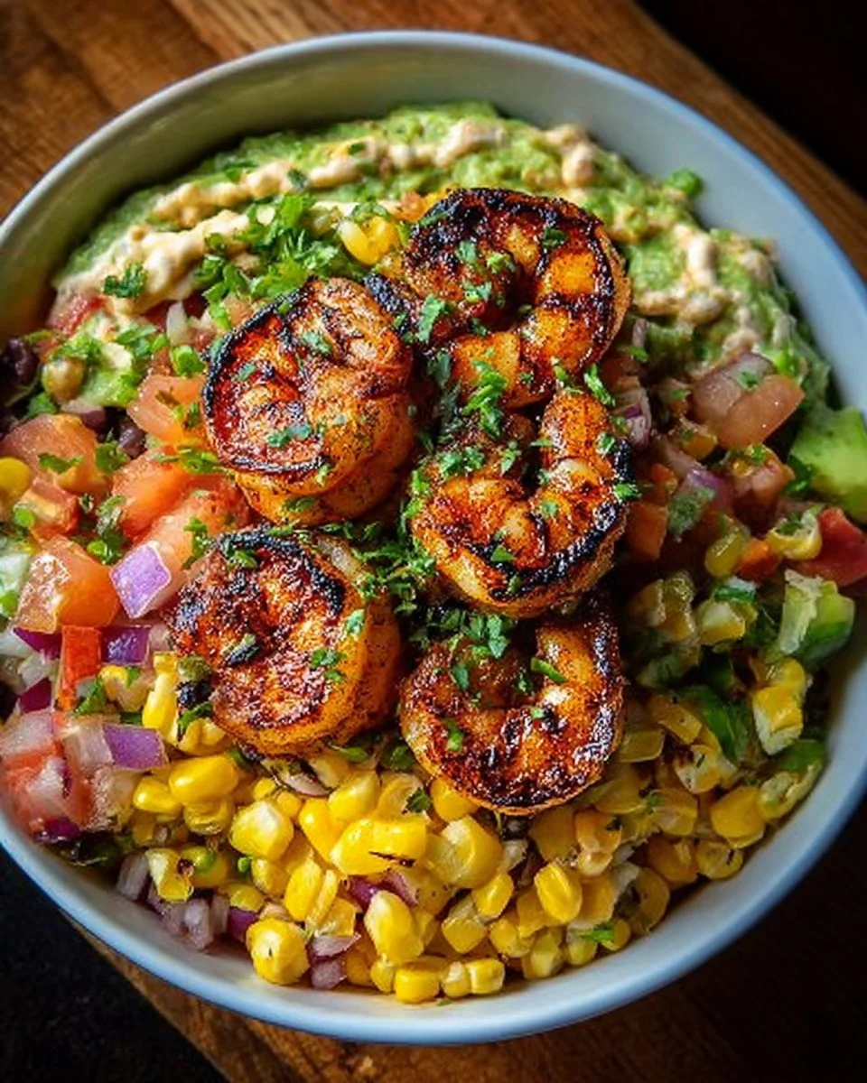 Citrus-Marinated Grilled Shrimp with Avocado Salsa