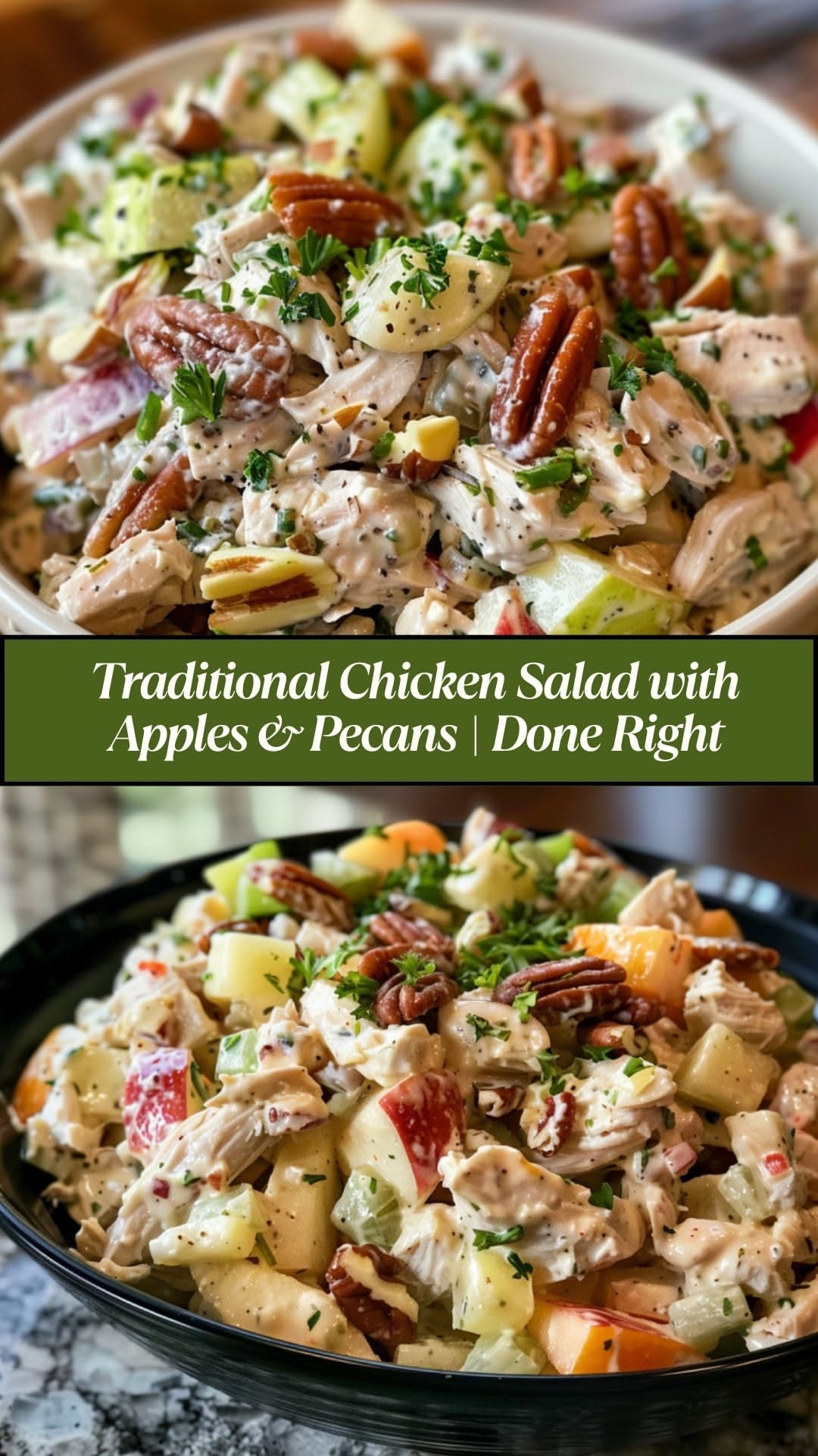 Smoked Oak-Infused Chicken Salad with Apple