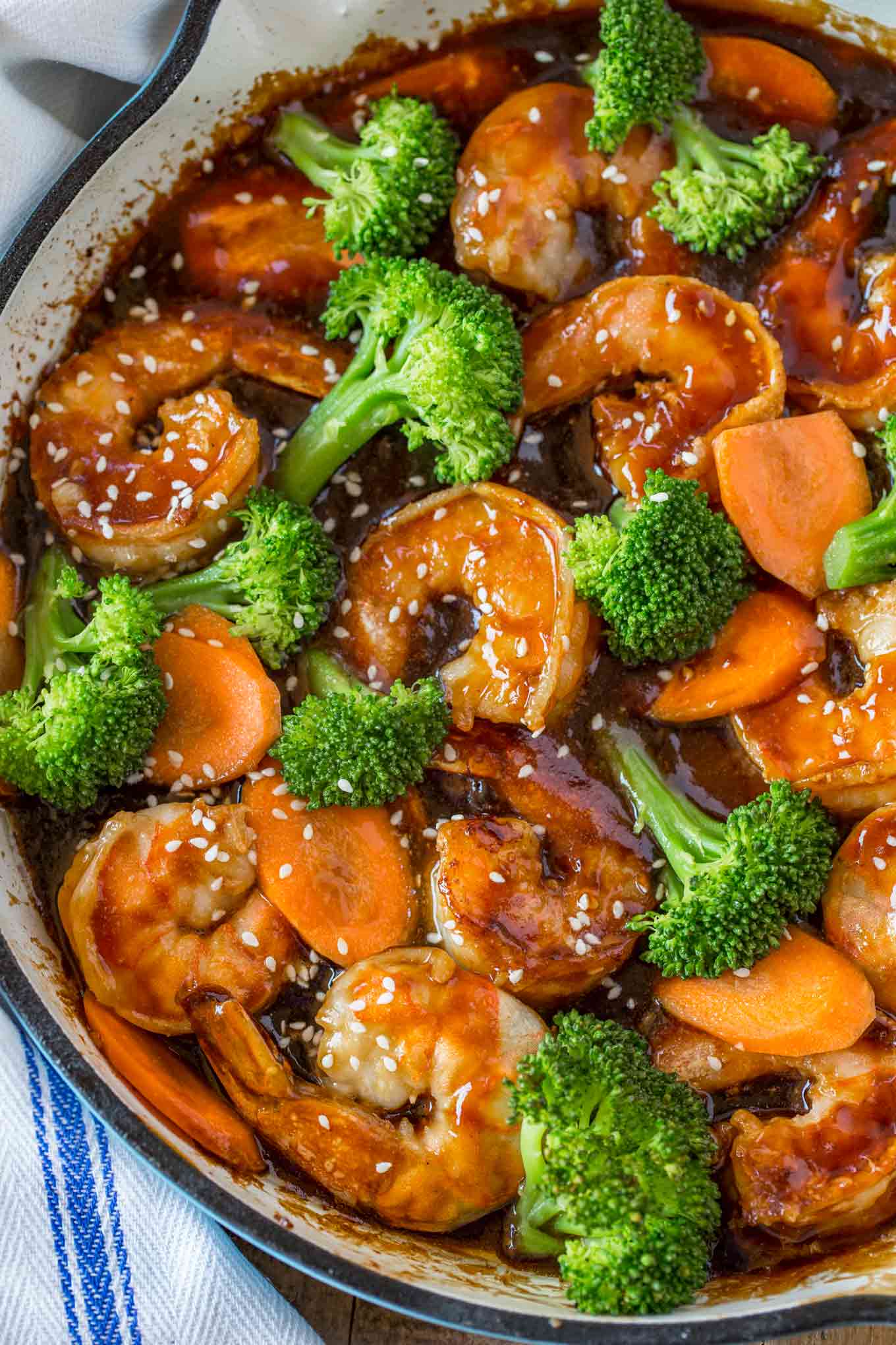 XO Sauce Shrimp and Broccoli Stir-Fry