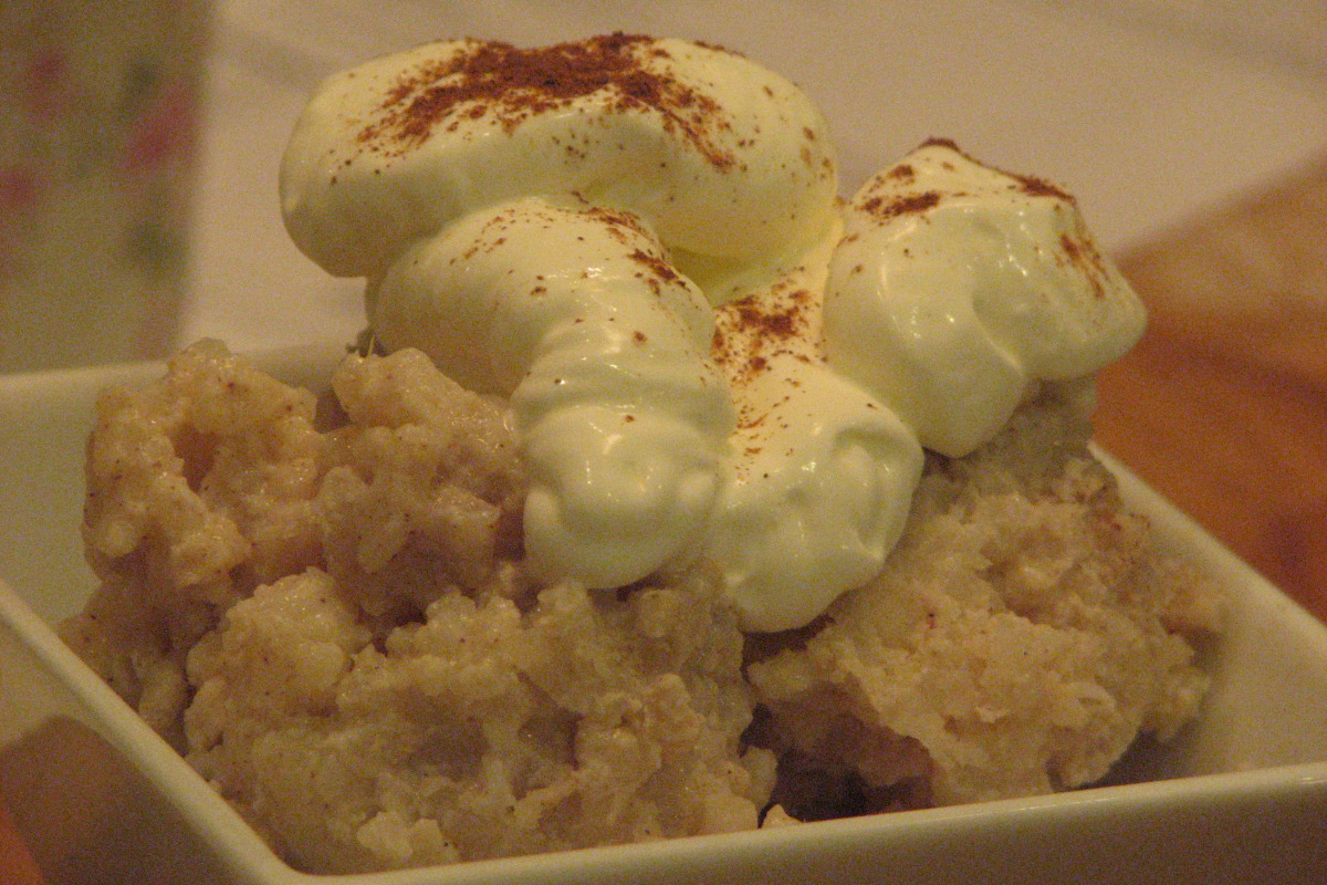 Cardamom-Scented Rice Pudding with Raisins
