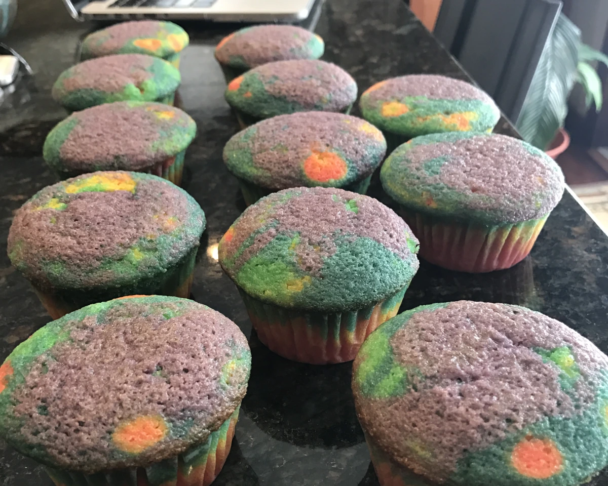 Rainbow Sprinkle Vanilla Cupcakes