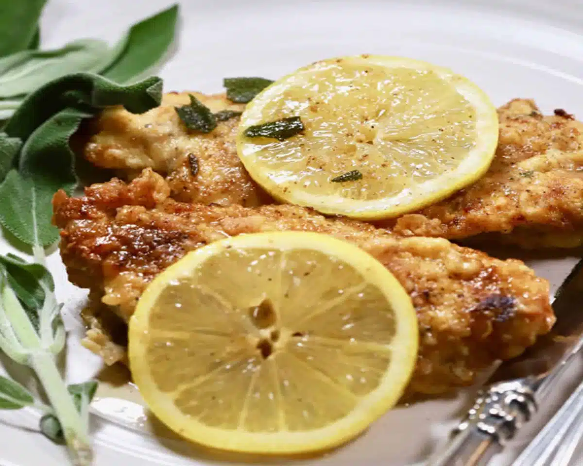 Pan-Seared Chicken Breast with Lemon Sage Butter