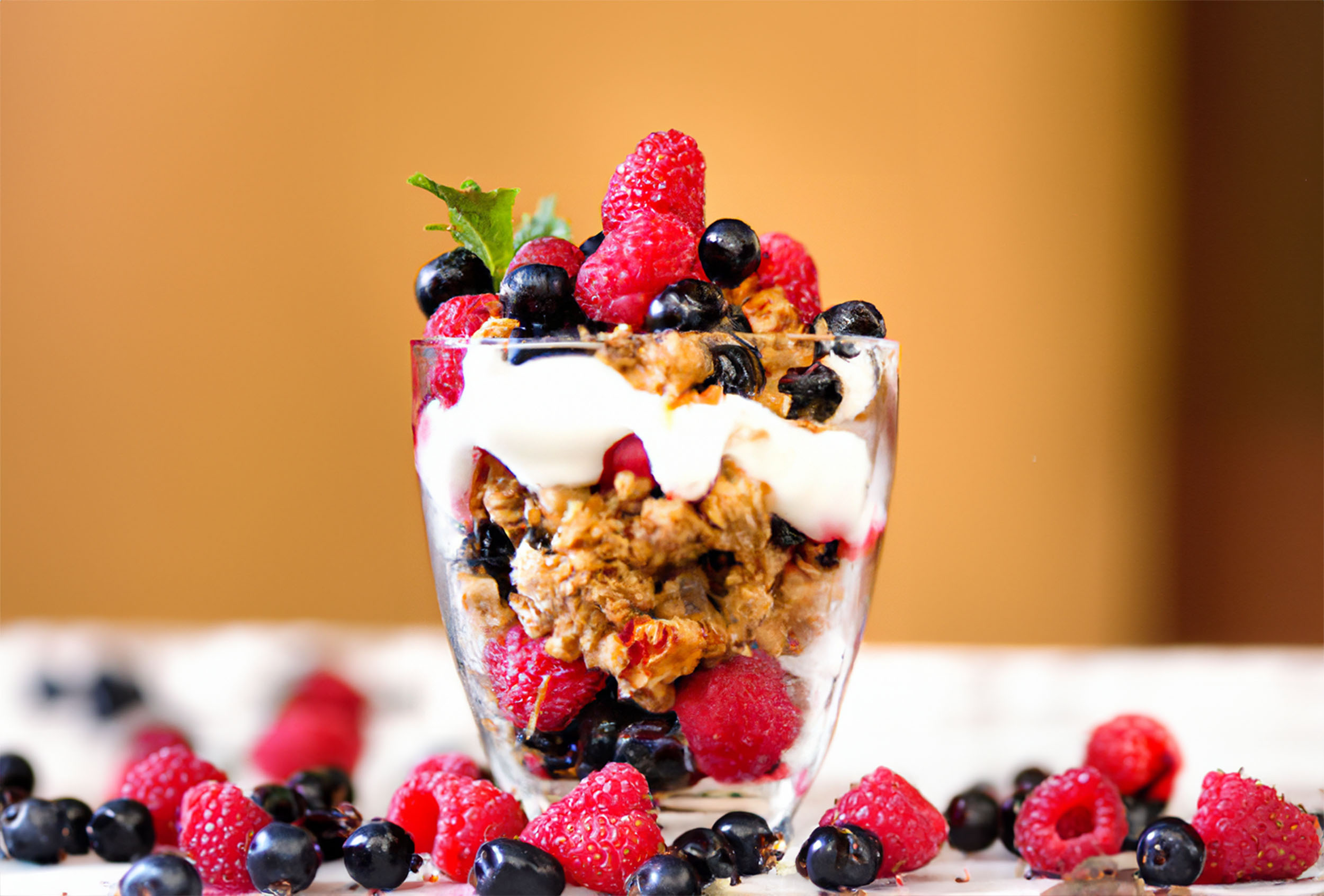 Seasonal Berry Yogurt Parfait