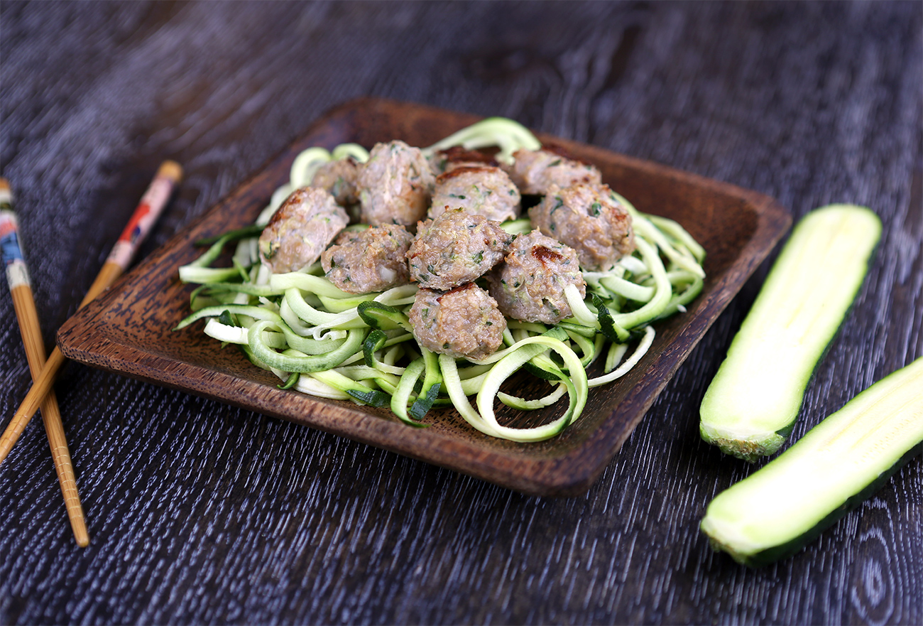 Zucchini and Mushroom Meatballs