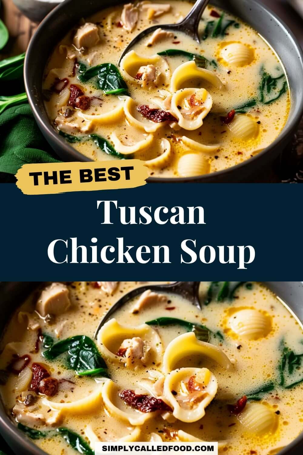 Tuscan Chicken and Leek Soup with Fresh Herbs