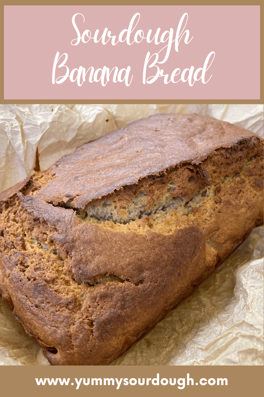 Sourdough Discard Banana Bread with Walnuts