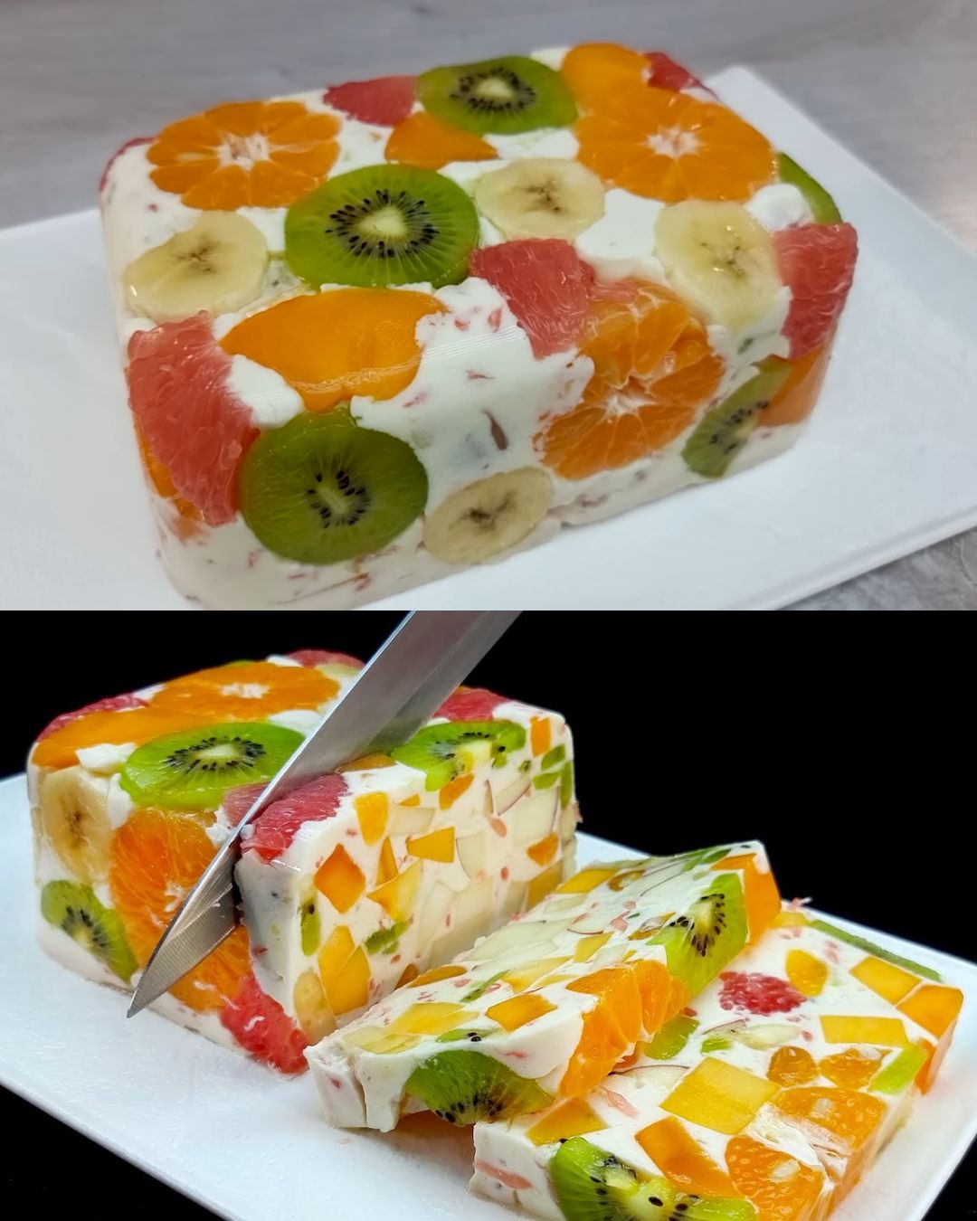 Citrus-Infused Clear Jelly Dessert