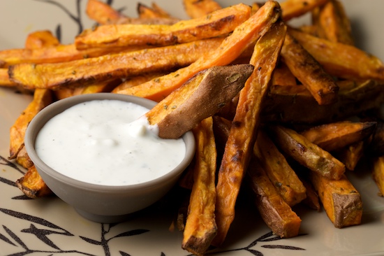 Oven-Baked Sweet Potato Fries with Rosemary