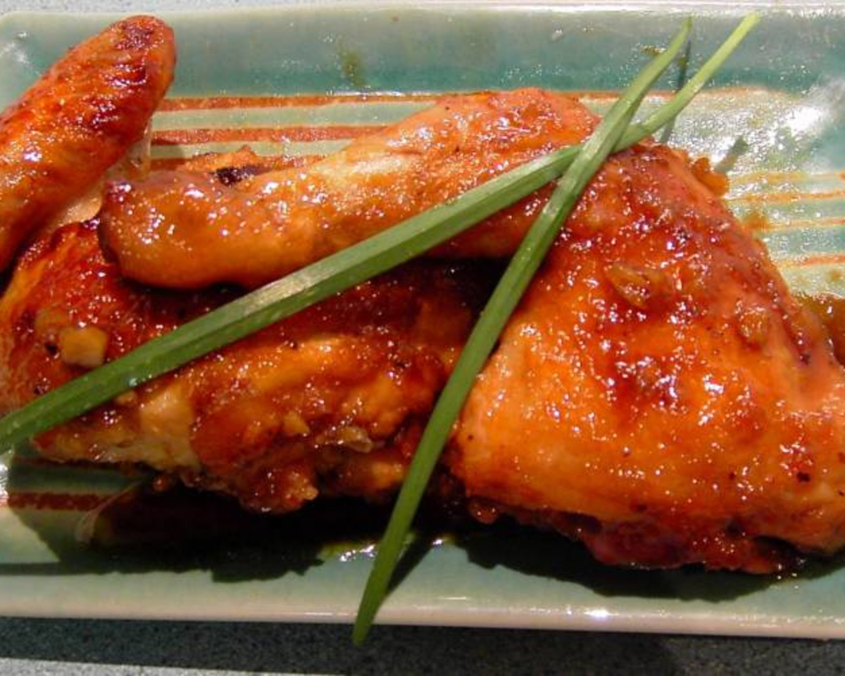 Maple-Glazed Chicken with Wild Rice