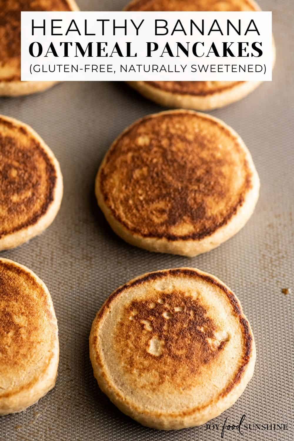 Overripe Banana Oatmeal Pancakes
