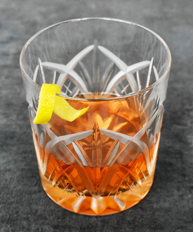 Cognac Sazerac with Orange Bitters